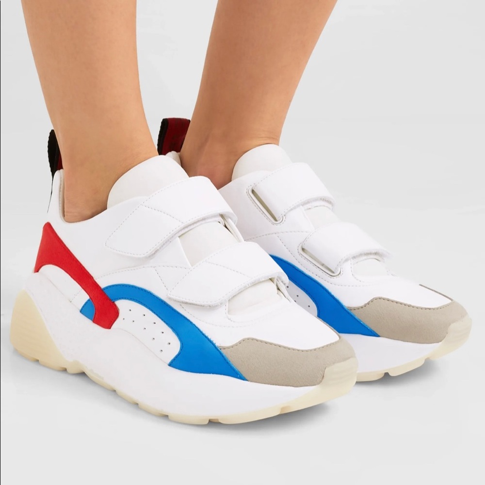 Stella McCartney Eclypse chunky grip-tape sneakers